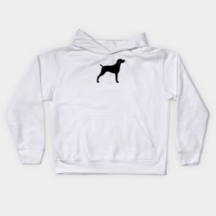 Weimaraner Silhouette Kids Hoodie